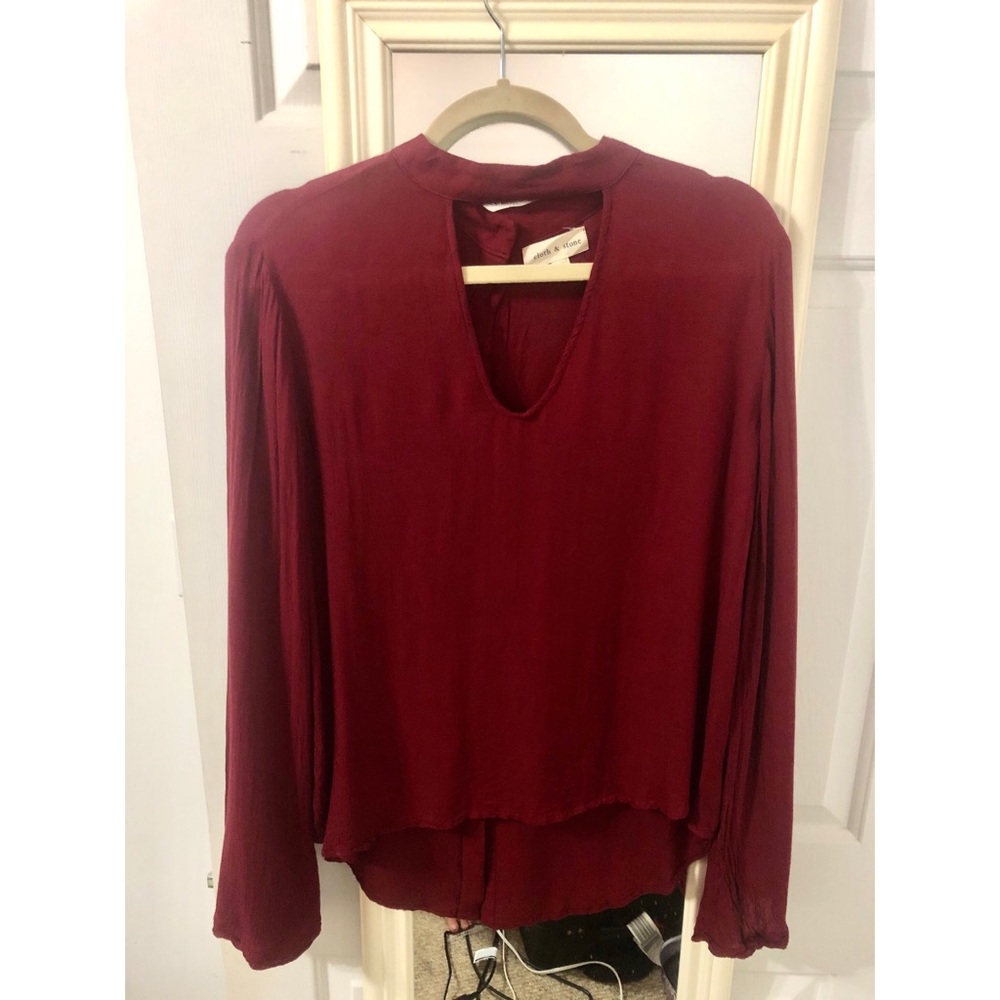 Anthropologie cloth & stone blouse
